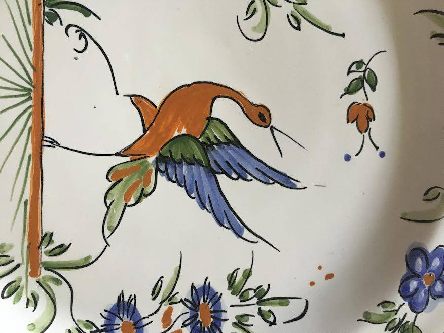 Moustier sainte marie manufacture plate