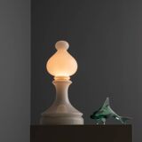 Bishop Glass Table Lamp, Ivan Jakeš, 1970s, Czechoslovakia