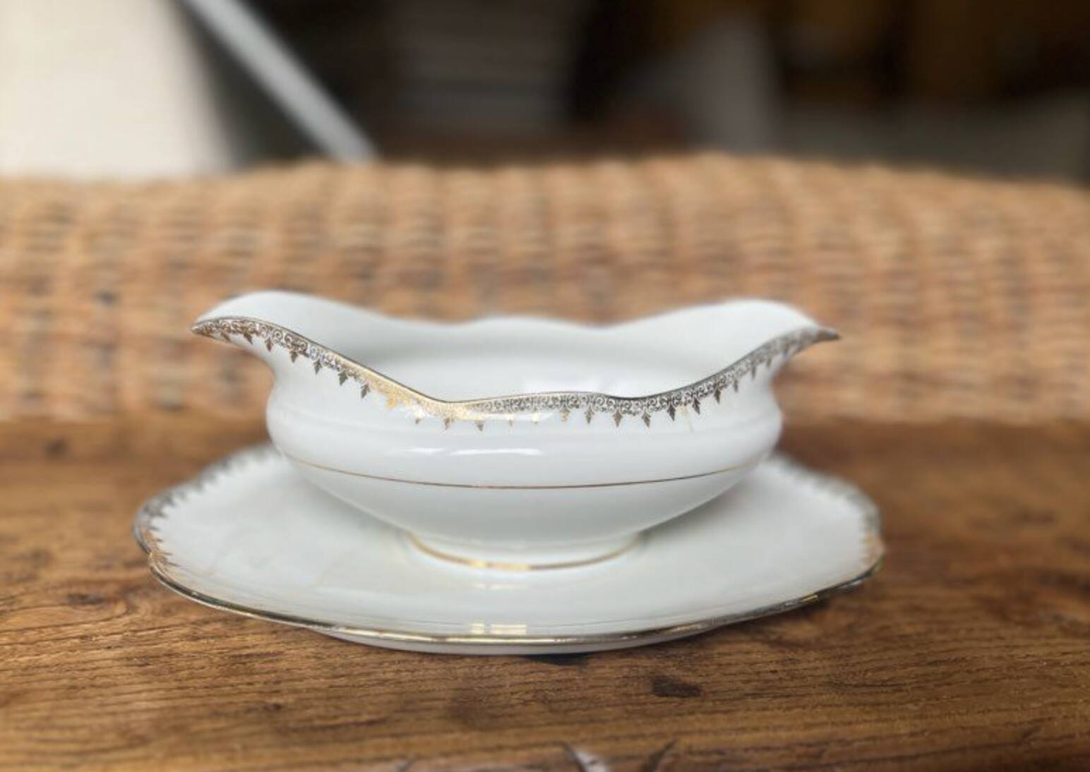 Sauce boat - Dureil apple tree 72 - Splendid Star porcelain