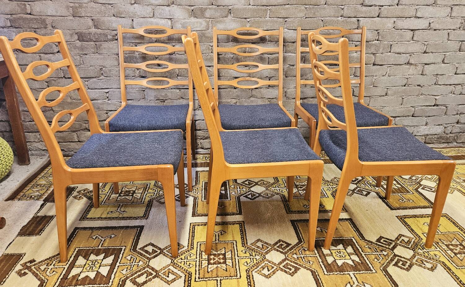 6 Scandinavian chairs 1960