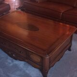 Cross-drawer coffee table
