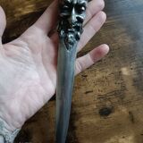 Coupe papier, bronze argenté