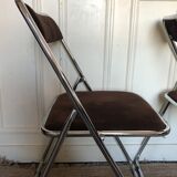 Duo chrome folding chair