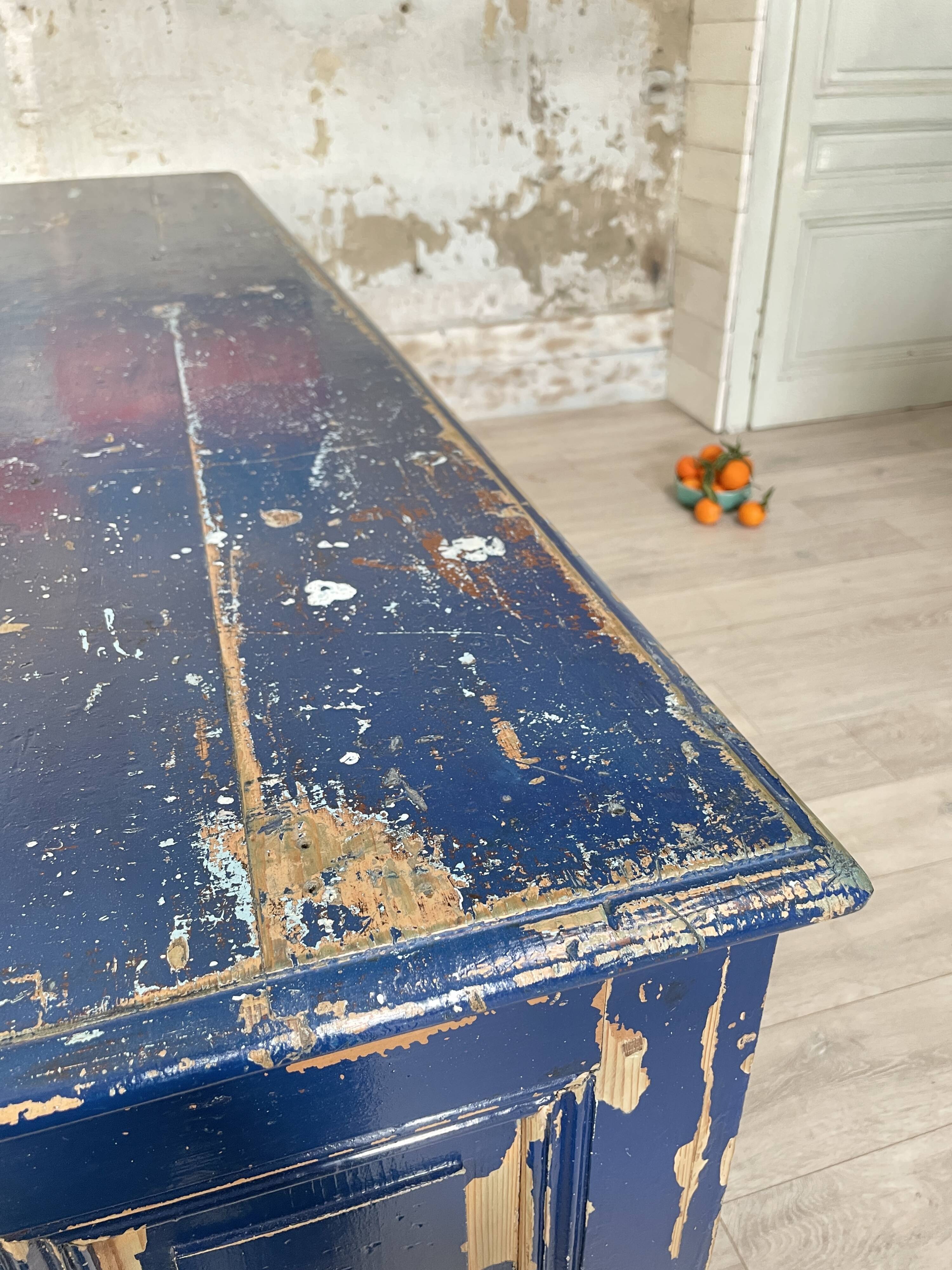 Commercial bank weathered wood panel.