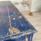 Commercial bank weathered wood panel.