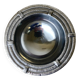 Ridged circular tray, solid aluminium, Spain, 1980s