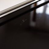 Plateau en aluminium et verre, Italie, Années 50/60