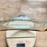 Timeless dish signed Annie Glass 38/36 made in the USA gilded with 24k fine gold