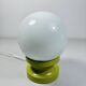 Lot of 2 Oval Table Lamps Wood Space Age Vintage 70s Italy