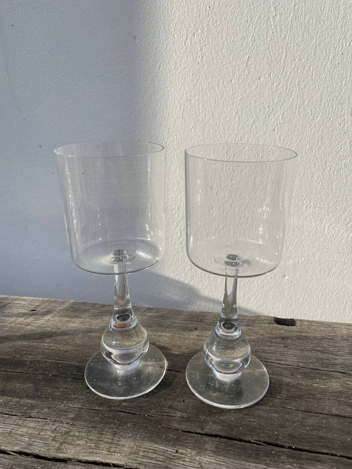 Verres à pied en cristal Baccarat