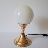 Vintage tulip base brass lamp