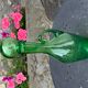 Carafe bottle blown glass glassware of biot stamped vintage