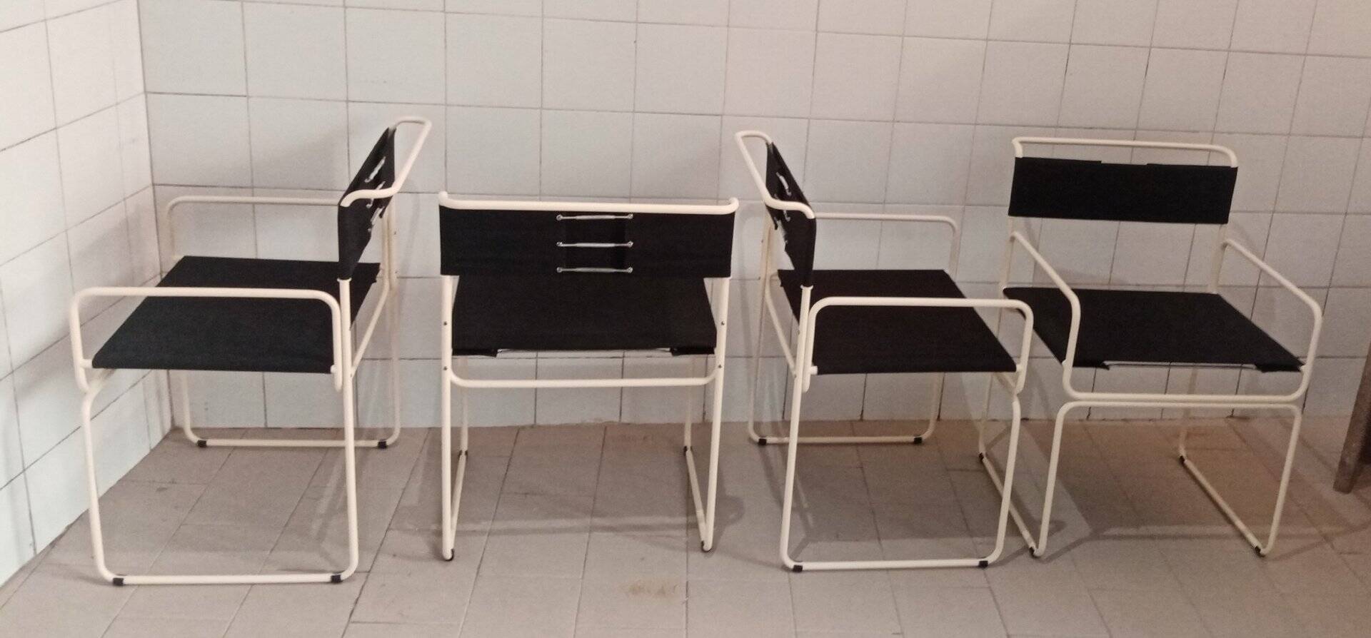 Chaises Minny par Giovanni Carini pour Planula, années 1970, ensemble de 4