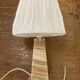Modernist Table Lamp in Honey Onyx and Golden Maltese Cross - 1970s