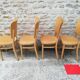 8 chairs bistro has high back 70 years