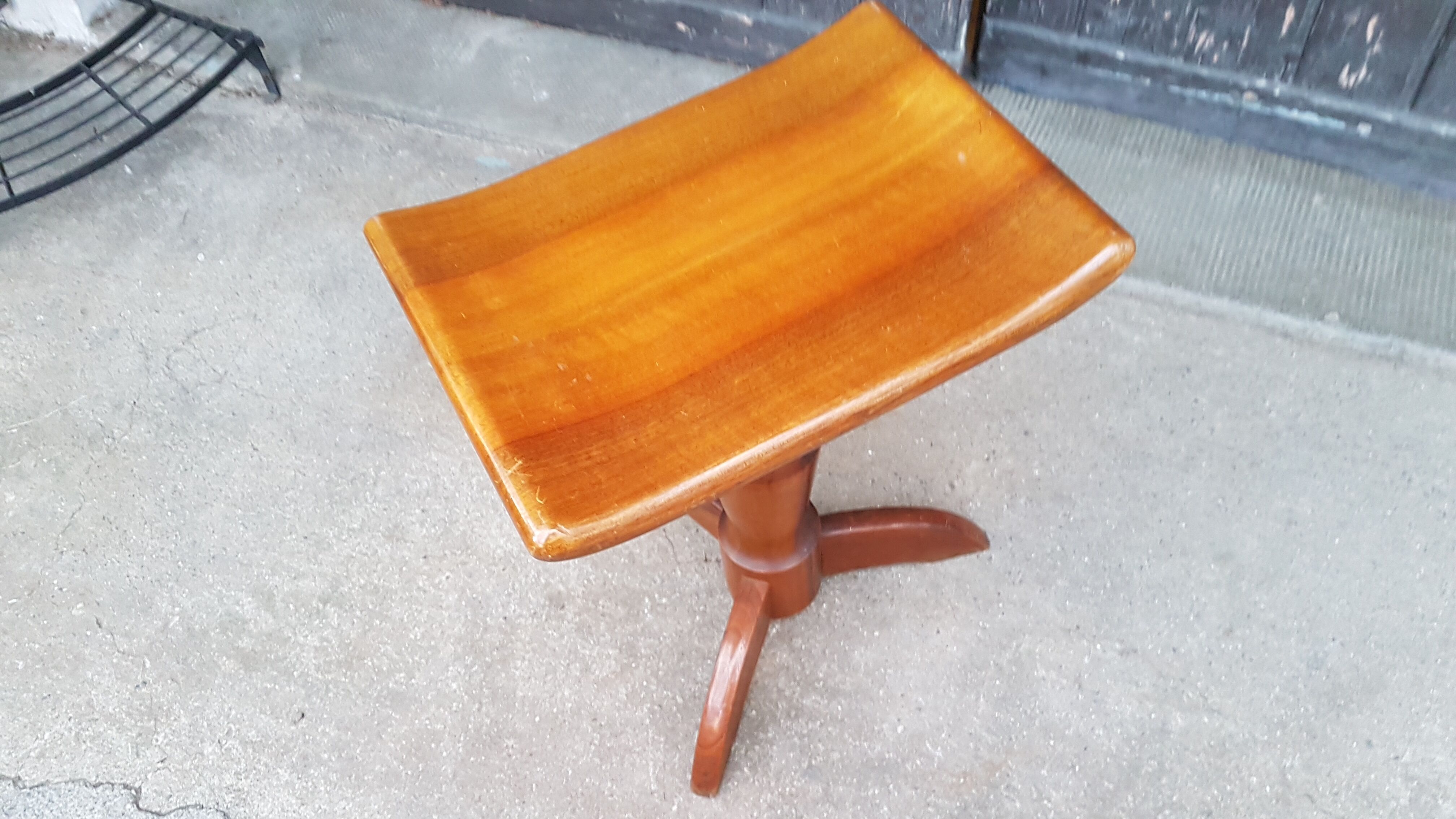 Piano stool to screw the 1950s Girsberger Switzerland