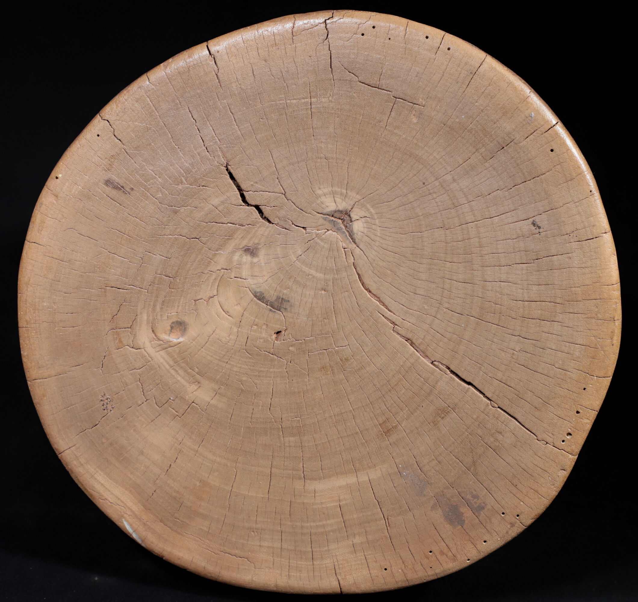 African Art Africa - Antique Wooden Stool West Africa - 21 Cms