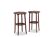 Thonet. Pair of side tables with 2 tops in stained beech. 1900s.
