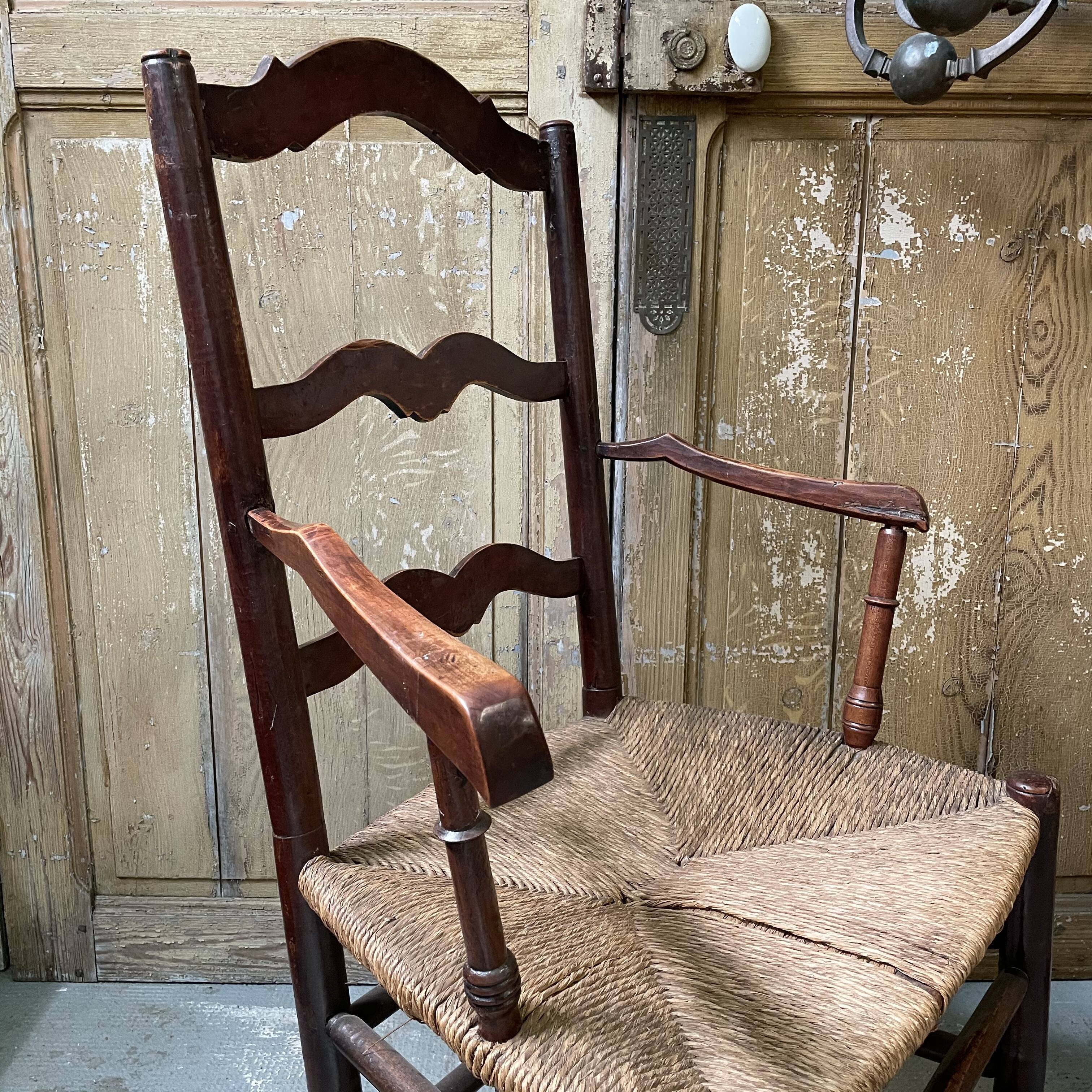 19th-century mulched Provençal armchair