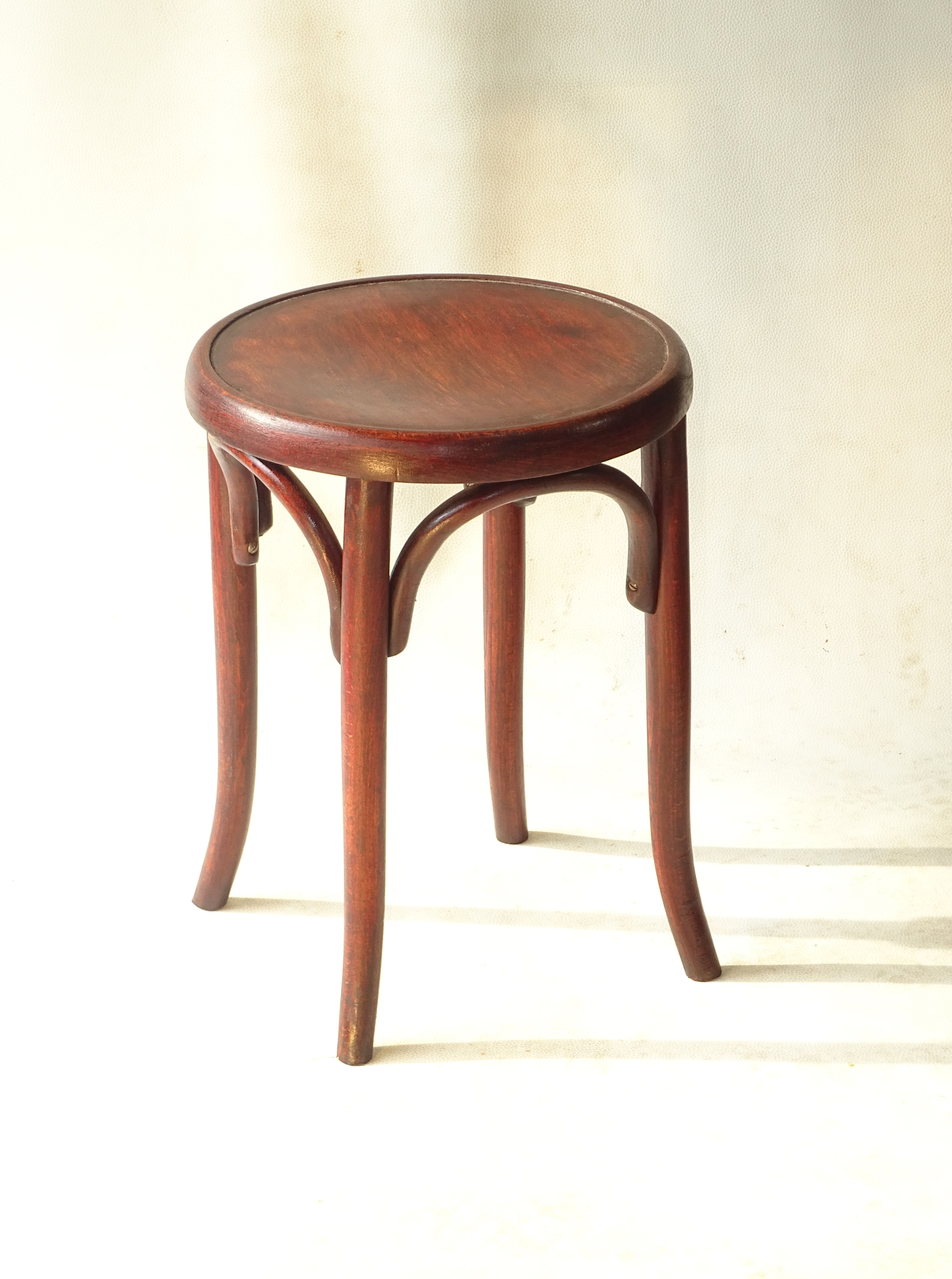 1925 mahogany bistro stool
