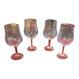 Large crystal glasses