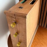 Vintage wooden folding foosball table