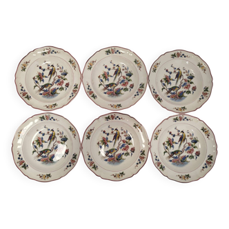 Set of 6 Villeroy & Bock plates - Phoenix - France