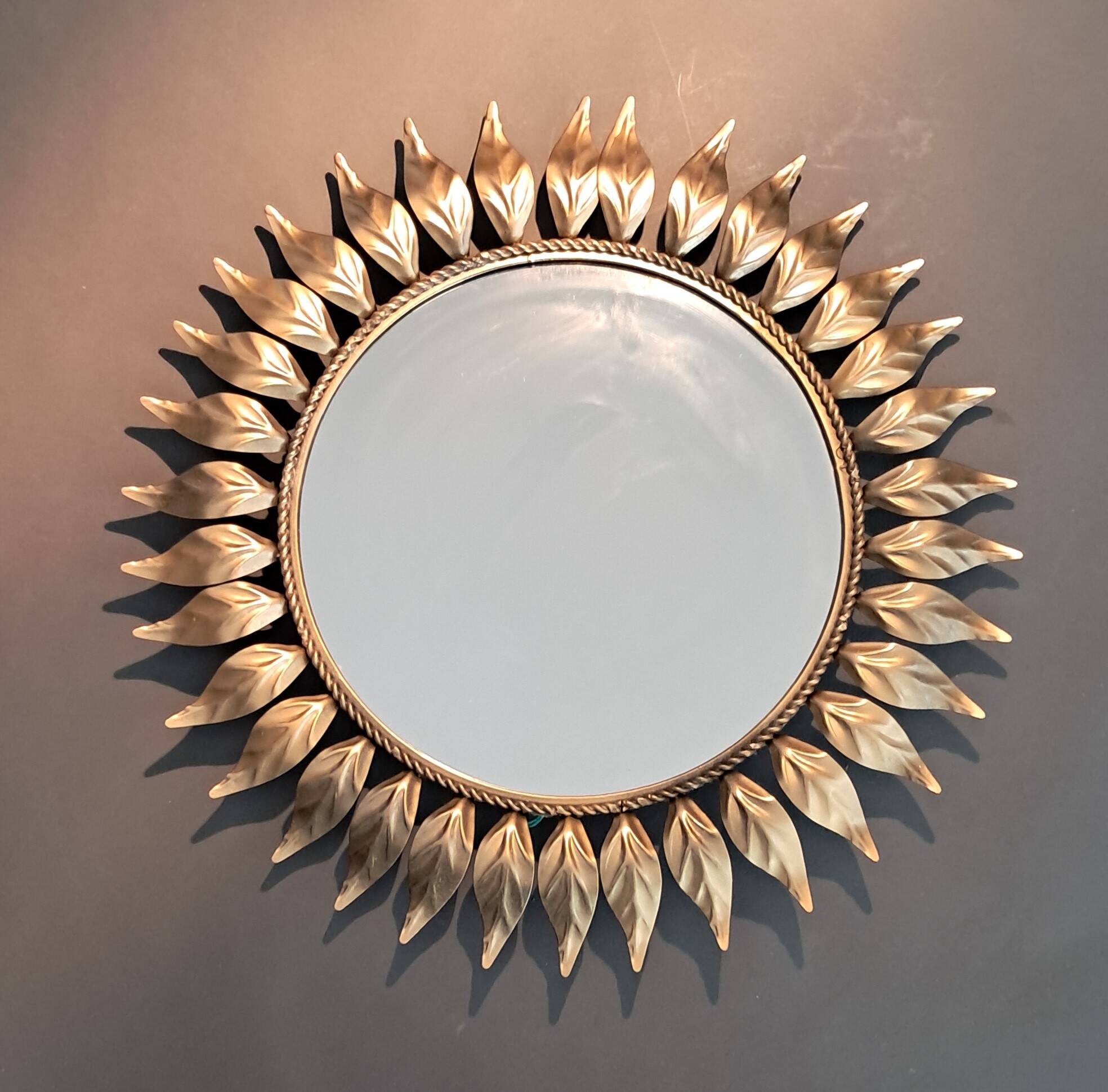 Golden sunflower mirror 1960.