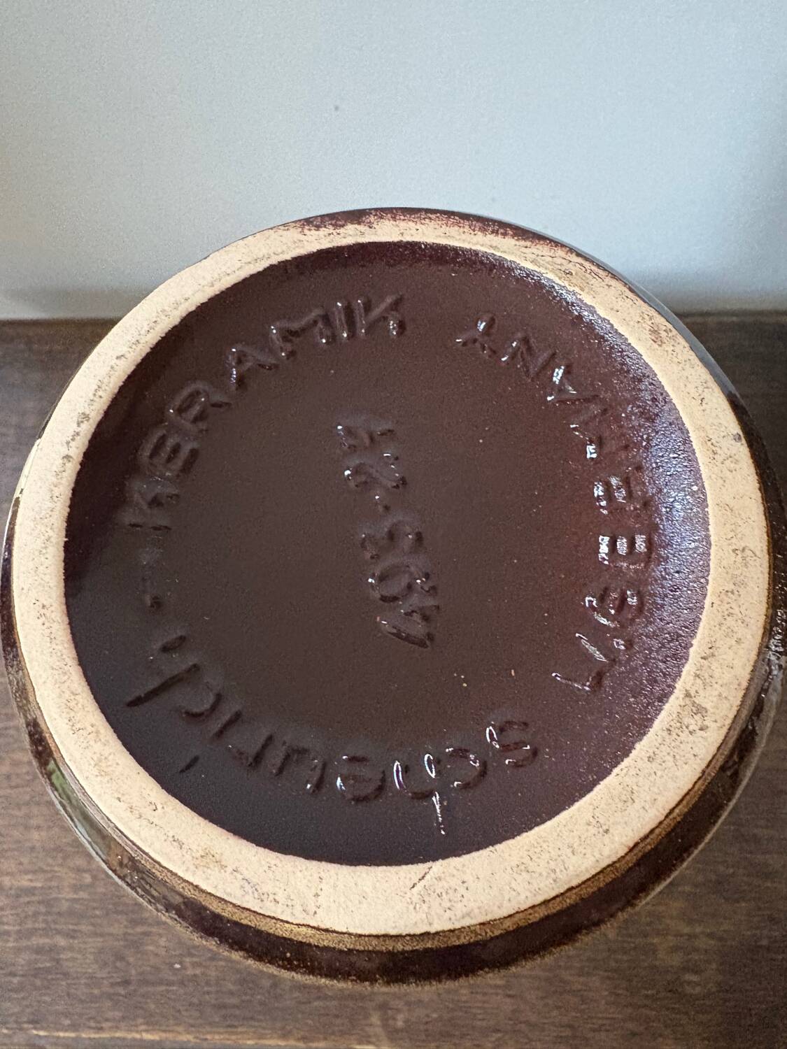 Ceramic vase from the 1960s, West Germany