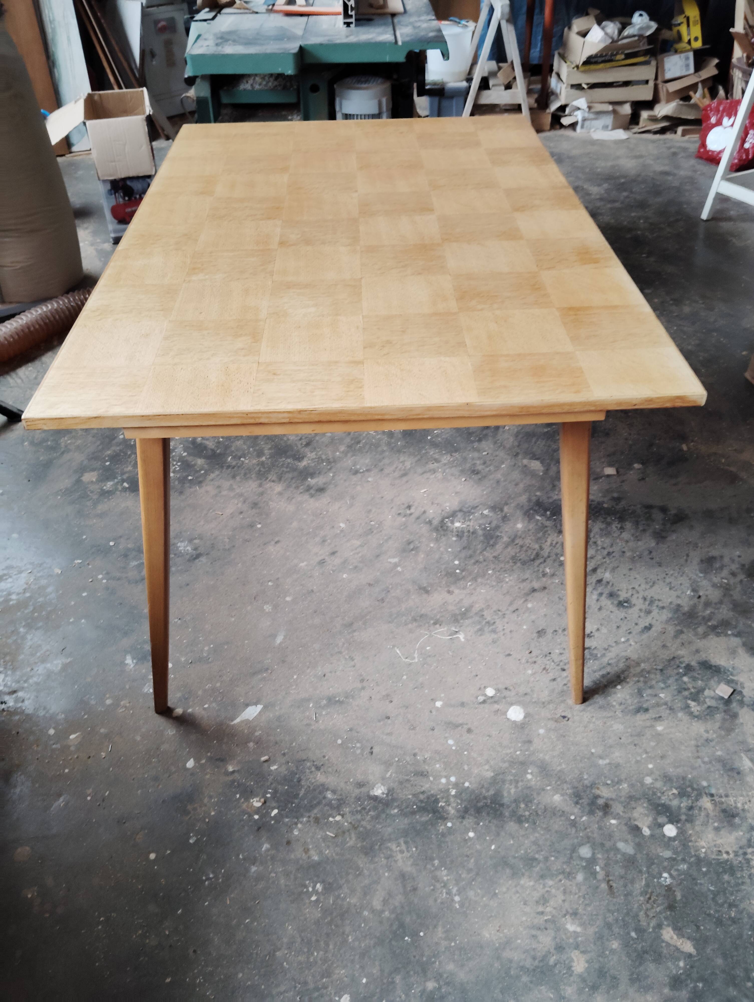 Vintage Scandinavian oak table