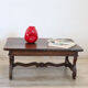 Solid Walnut Coffee Table, Italy, Early 20th Century, Restored