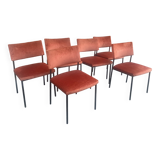 6 Chaises 764 de joseph andre motte éditions steiner 1950