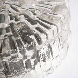 Molded glass ceiling light 1960s