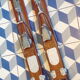 Vintage wooden skis 2.10 m