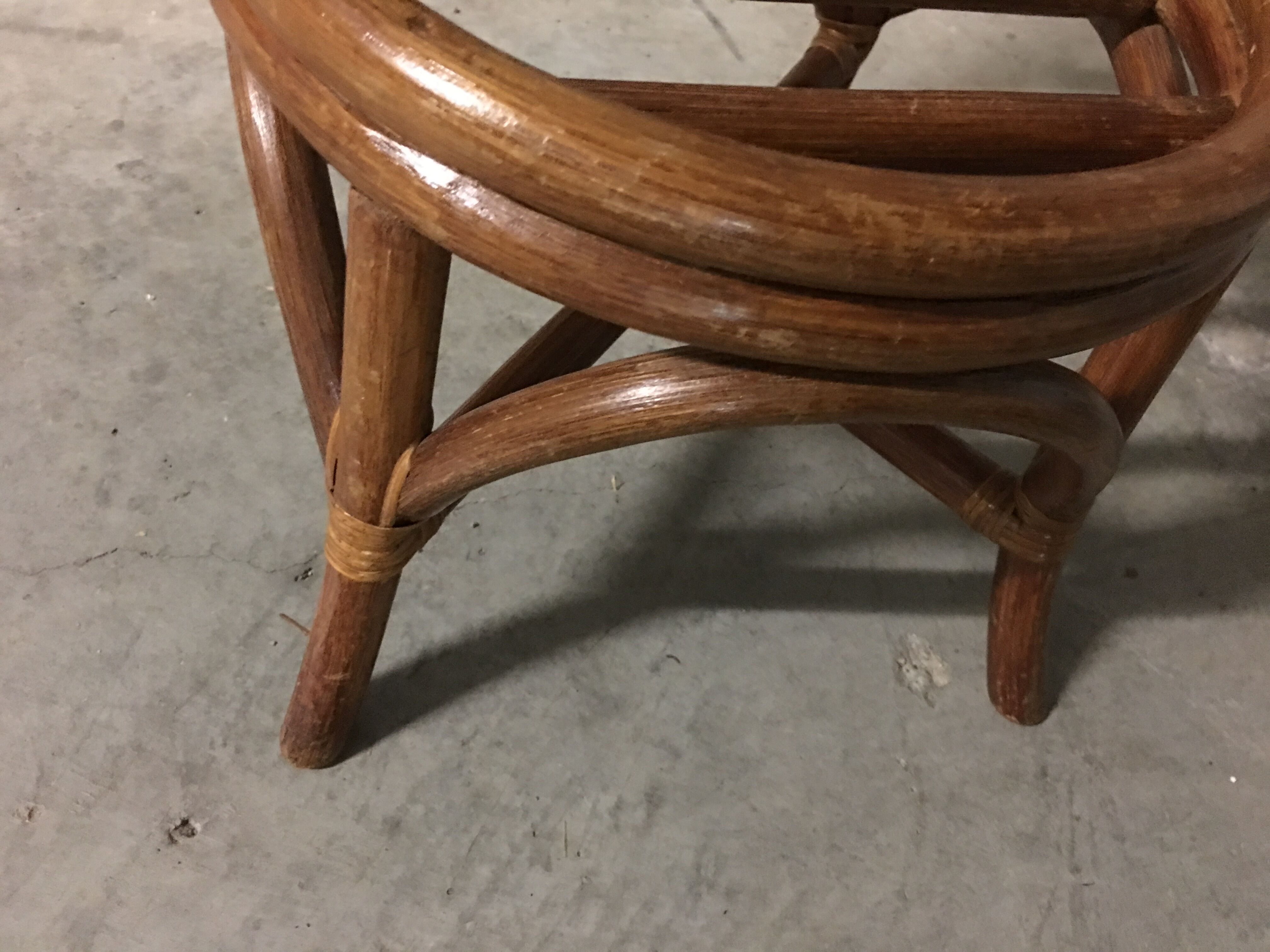 Children 70s rattan chair