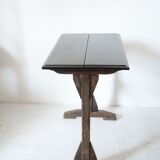 Wooden bistro table