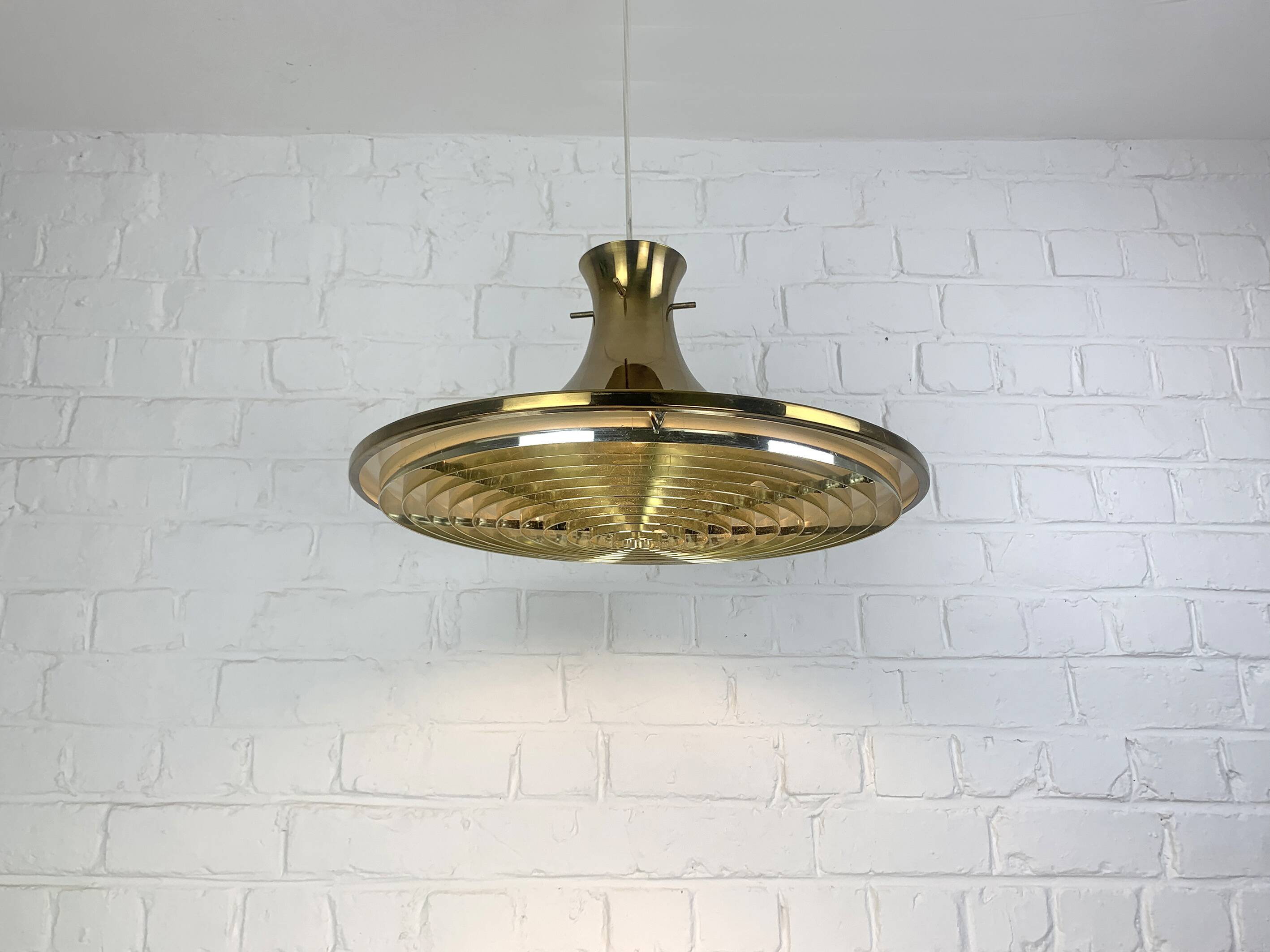 Vintage Scandinavian pendant light, Rex Lennart for Ikea, Sweden 1971