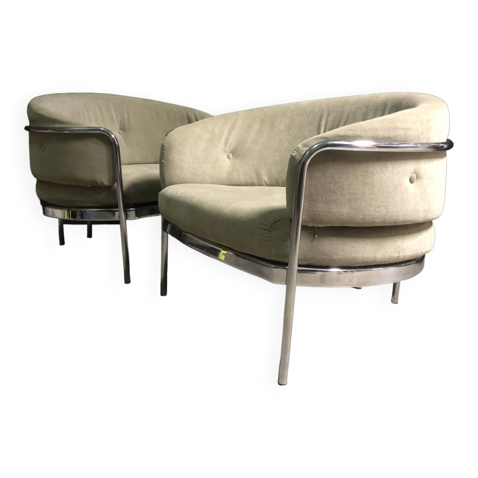 Pair of hans ell sz18 lounge chair for 't spectrum. netherlands, 1970's.