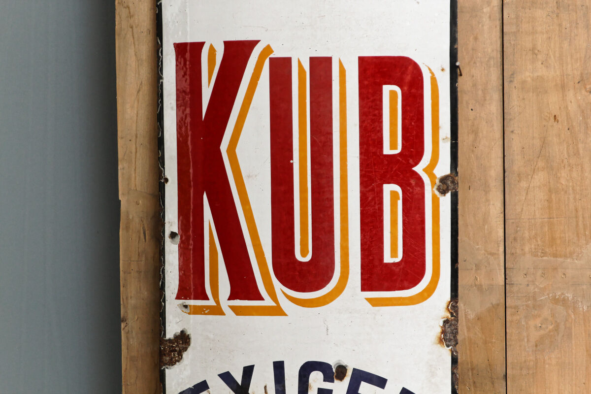 Enamelled plate XXL Bouillon Kub