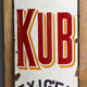 Plaque émaillée XXL Bouillon Kub