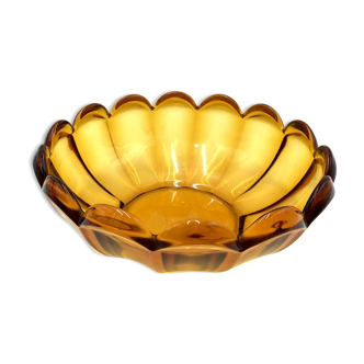 Honey glass bowl, Poland, 1960s