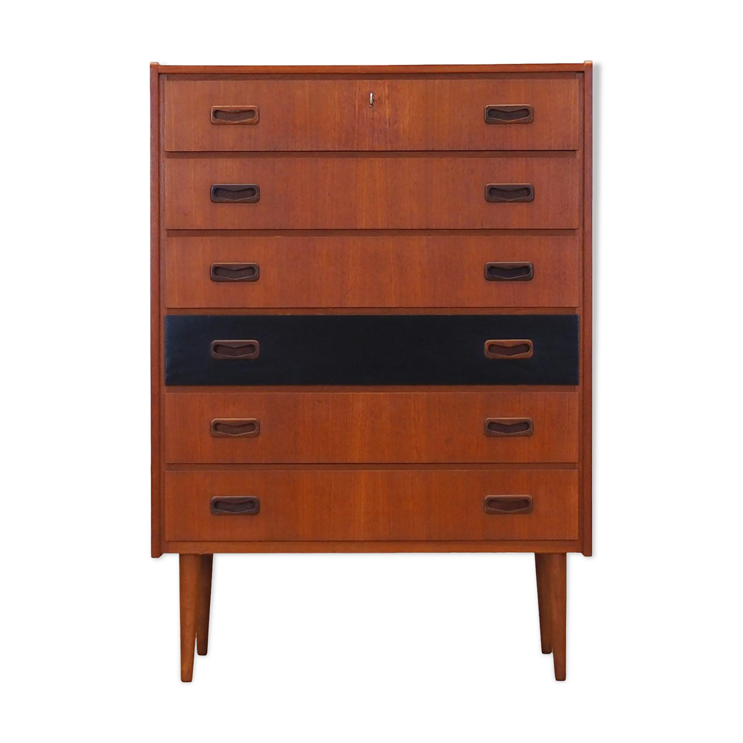 Commode en teck, design danois, années 1970, fabriqué au Danemark