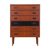 Commode en teck, design danois, années 1970, fabriqué au Danemark