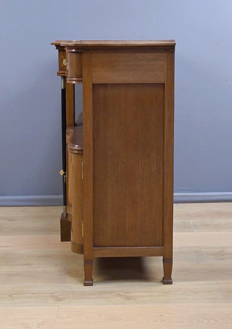 Oak dessert buffet in the style of Gustave Serrurier-Bovy, Art Deco – 1930