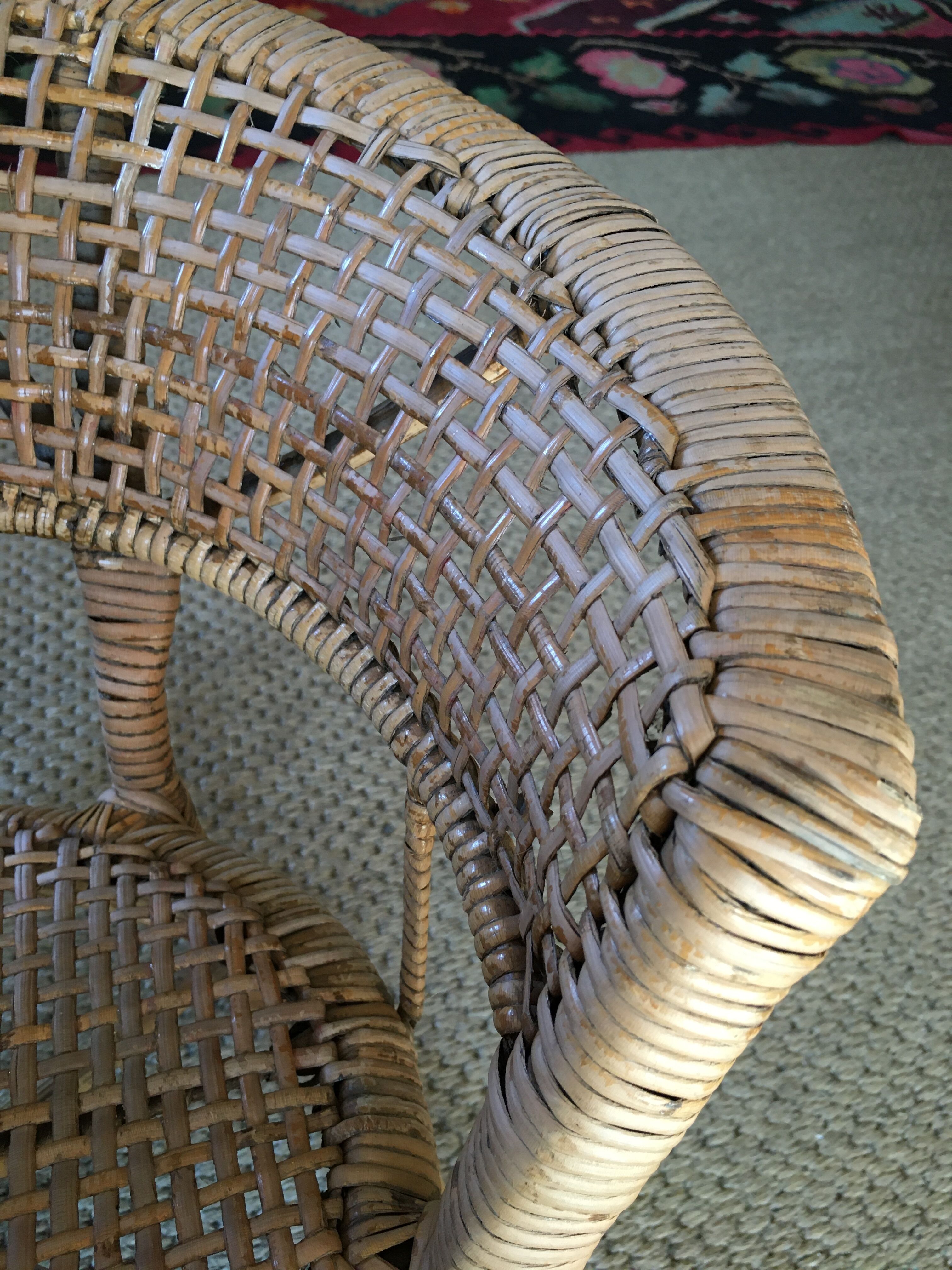 Child rattan chair