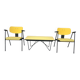 Ensemble table basse et 2 chaises Willy Van der Meeren, Belgique 1950