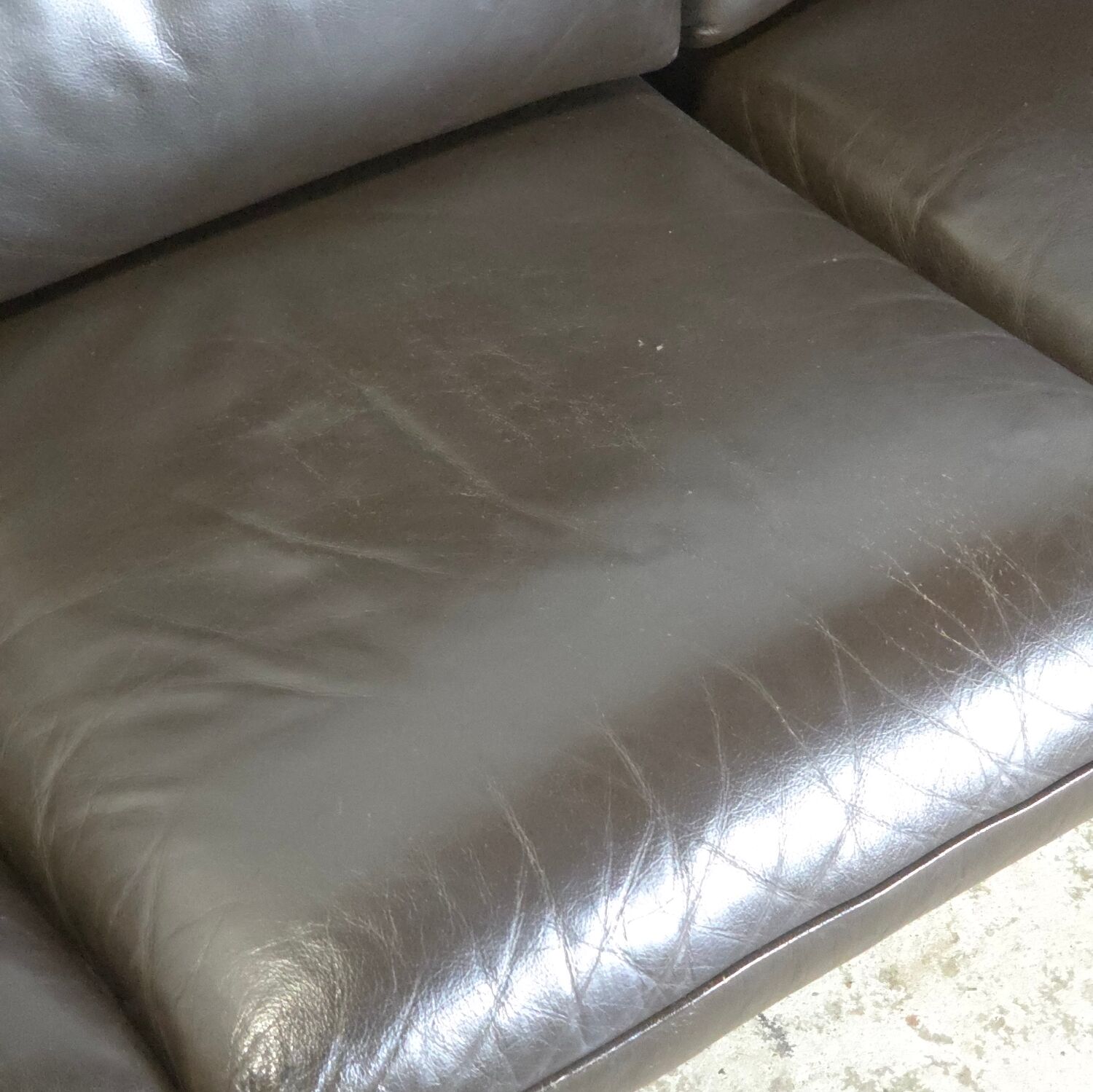 De Sede DS-31 vintage 1960s design leather 3-seater sofa