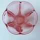 Pink glass vase
