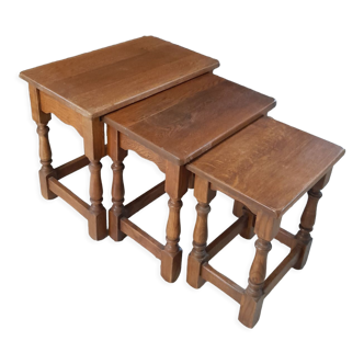 Old oak nesting table