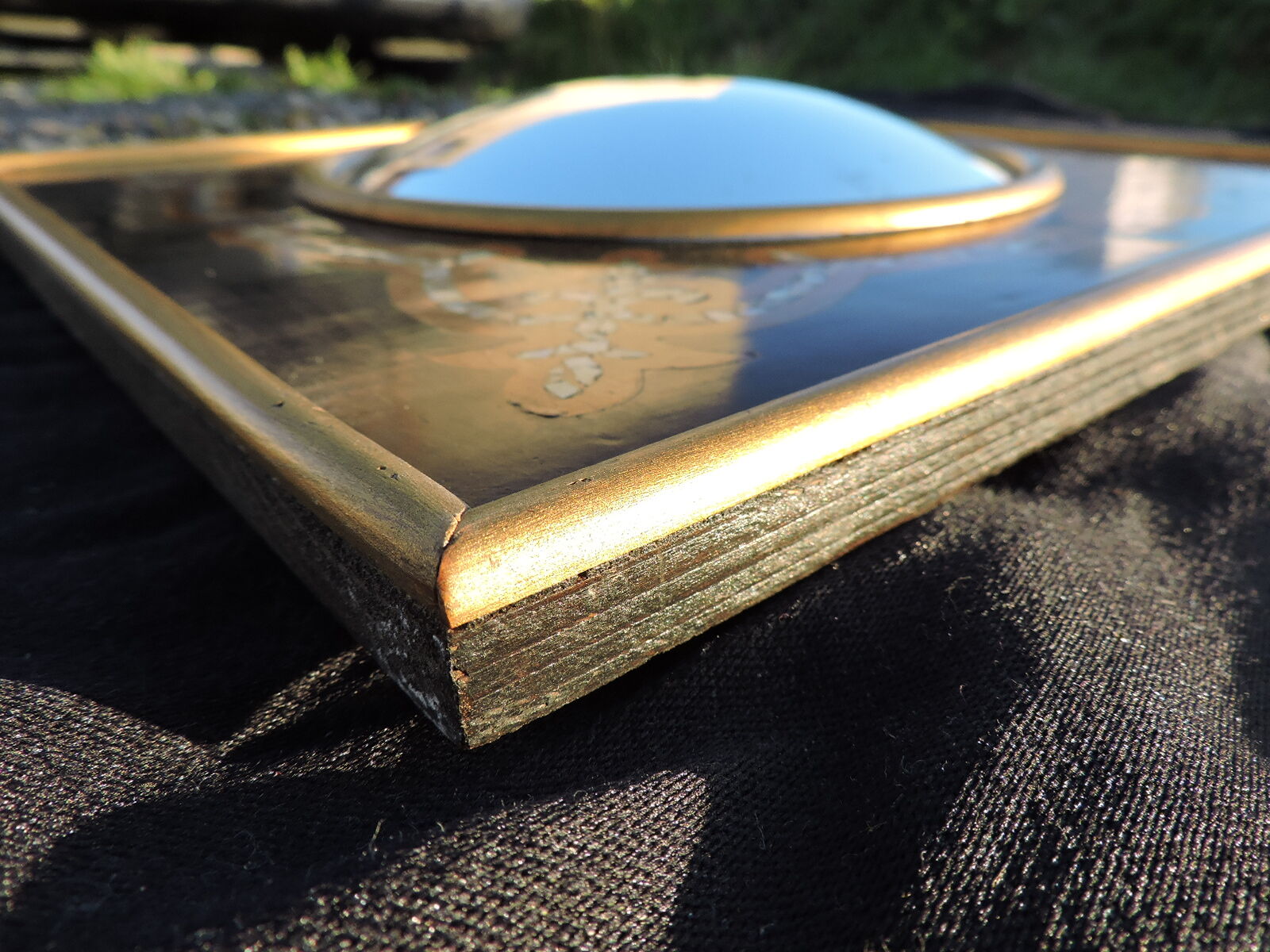 Napoleon III period mirror 40x39cm